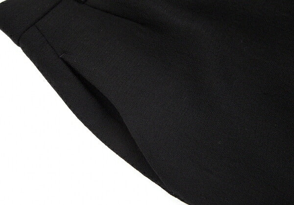 ISSEY MIYAKE Wool Center Slit Midi Skirt Black Size M