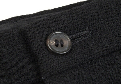 ISSEY MIYAKE Wool Center Slit Midi Skirt Black Size M