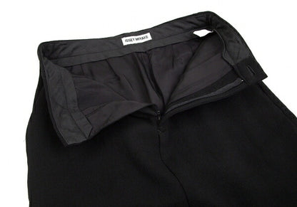 ISSEY MIYAKE Wool Center Slit Midi Skirt Black Size M