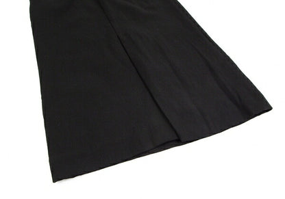 ISSEY MIYAKE Wool Center Slit Midi Skirt Black Size M