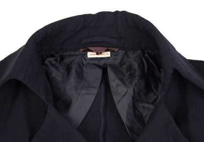 COMME des GARCONS Garment Dyed Gather Jacket Blue Size S