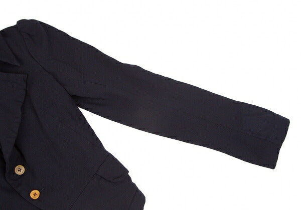 COMME des GARCONS Garment Dyed Gather Jacket Blue Size S