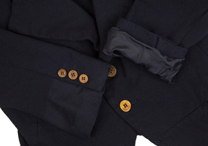 COMME des GARCONS Garment Dyed Gather Jacket Blue Size S