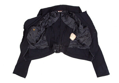 COMME des GARCONS Garment Dyed Gather Jacket Blue Size S