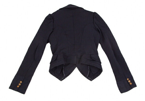 COMME des GARCONS Garment Dyed Gather Jacket Blue Size S