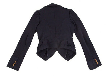 COMME des GARCONS Garment Dyed Gather Jacket Blue Size S