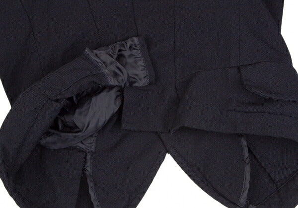 COMME des GARCONS Garment Dyed Gather Jacket Blue Size S