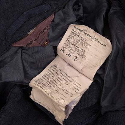 COMME des GARCONS Garment Dyed Gather Jacket Blue Size S