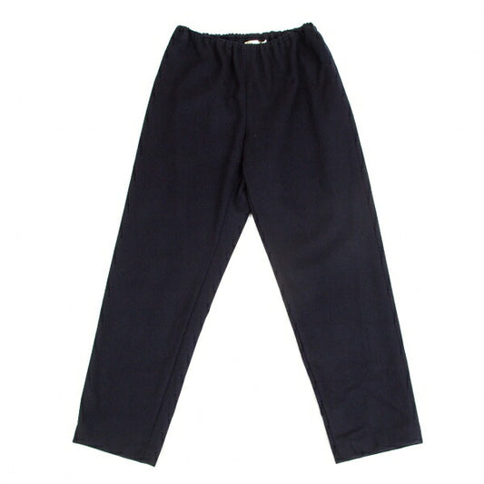 COMME des GARCONS Melton Wool Easy Pants Blue Size M