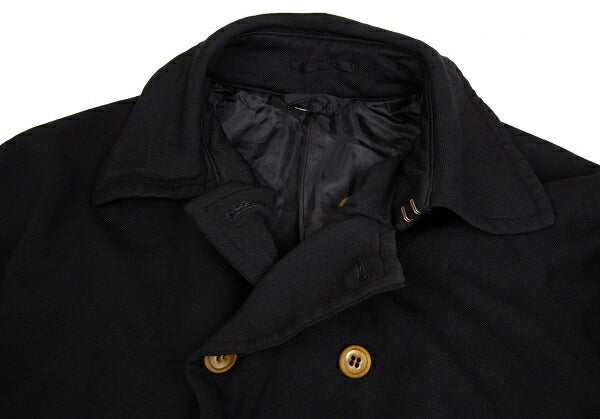 COMME des GARCONS Dyed Roll Up Sleeve Coat Black Size S