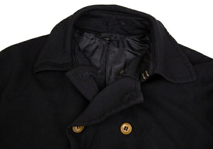 COMME des GARCONS Dyed Roll Up Sleeve Coat Black Size S