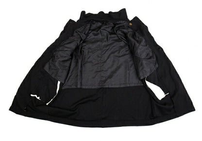 COMME des GARCONS Dyed Roll Up Sleeve Coat Black Size S