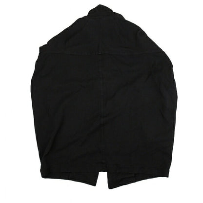 COMME des GARCONS Dyed Roll Up Sleeve Coat Black Size S