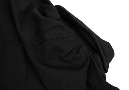 COMME des GARCONS Dyed Roll Up Sleeve Coat Black Size S