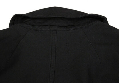 COMME des GARCONS Dyed Roll Up Sleeve Coat Black Size S