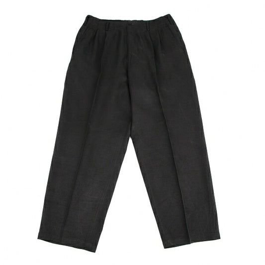 Yohji Yamamoto POUR HOMME Silk Crinkle Pants Gray Size L