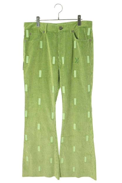 LOUISVUITTON Park Seo-Bo Flare Corduroy Pants Green Size 36