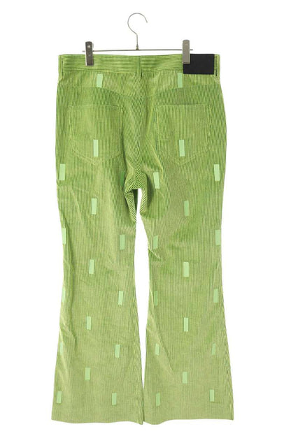 LOUISVUITTON Park Seo-Bo Flare Corduroy Pants Green Size 36