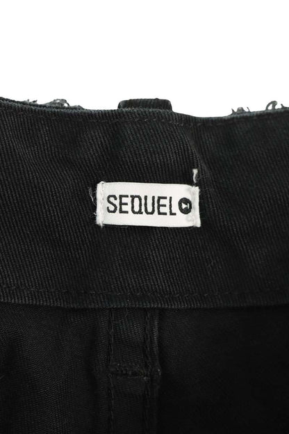 SEQUEL Type-S Poly-Cotton Chino Pants Black Size 32