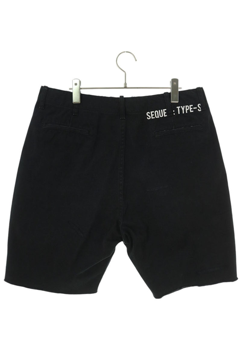 SEQUEL Type-S Poly-Cotton Chino Pants Black Size 34