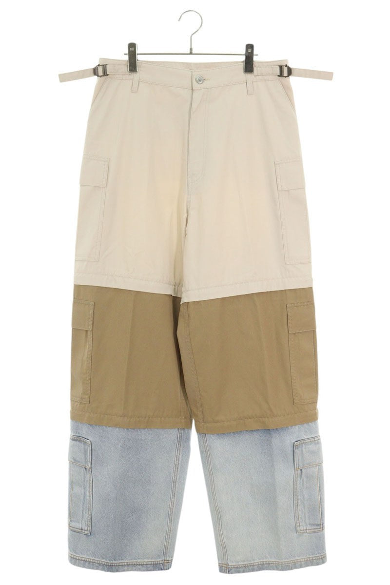 VETEMENTS 25SS Detachable Cargo Military Pants Beige Size 30