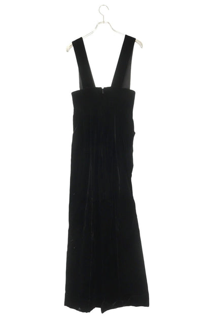 GUCCI Silk Velour Jumpsuit Black Size 40R
