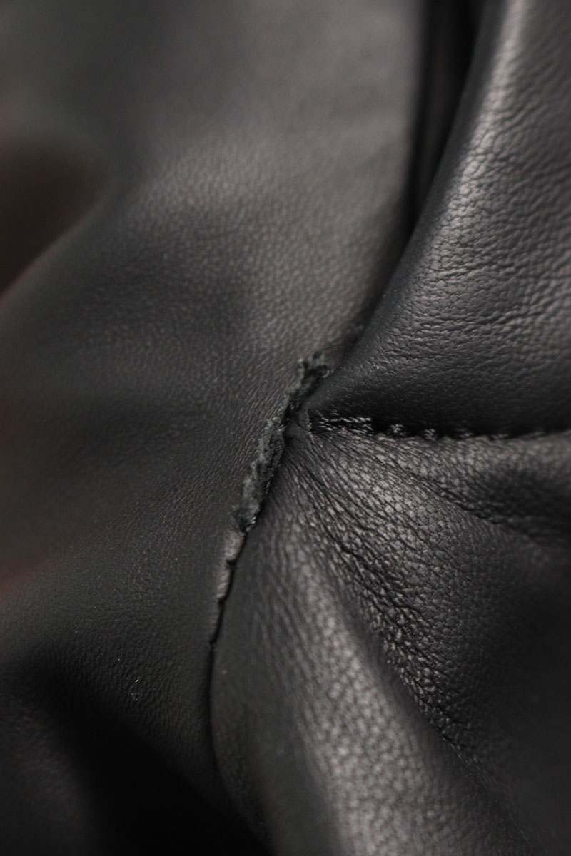 REVERBERATE Leather Pants Black Size 32