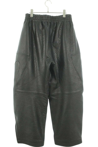 ALEXANDER WANG Primal Lambskin Track Pants Black Size 32