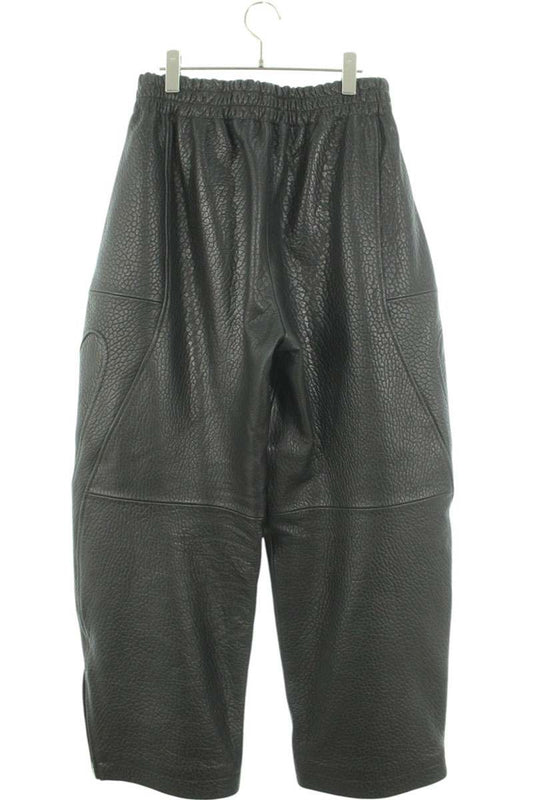 ALEXANDER WANG Primal Lambskin Track Pants Black Size 32