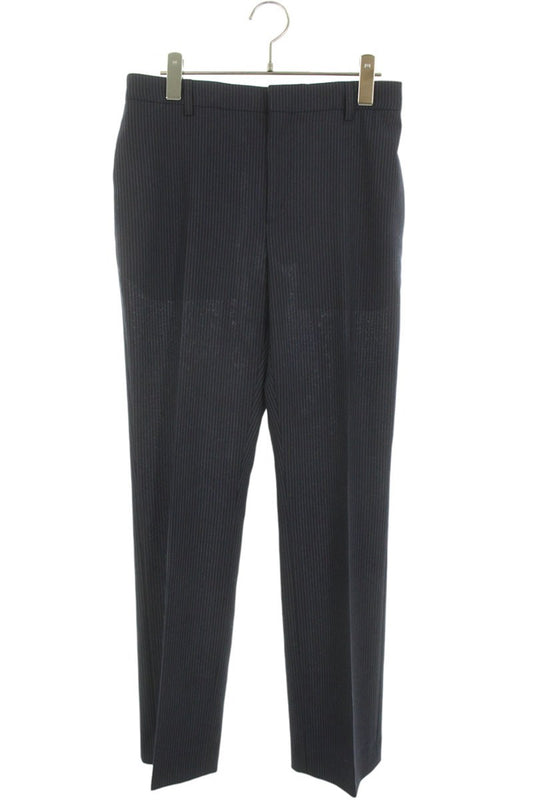 CELINE Striped Wool Blend Pants Navy Size 36