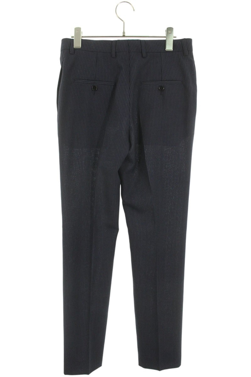 CELINE Striped Wool Blend Pants Navy Size 36
