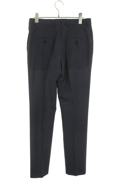 CELINE Striped Wool Blend Pants Navy Size 36