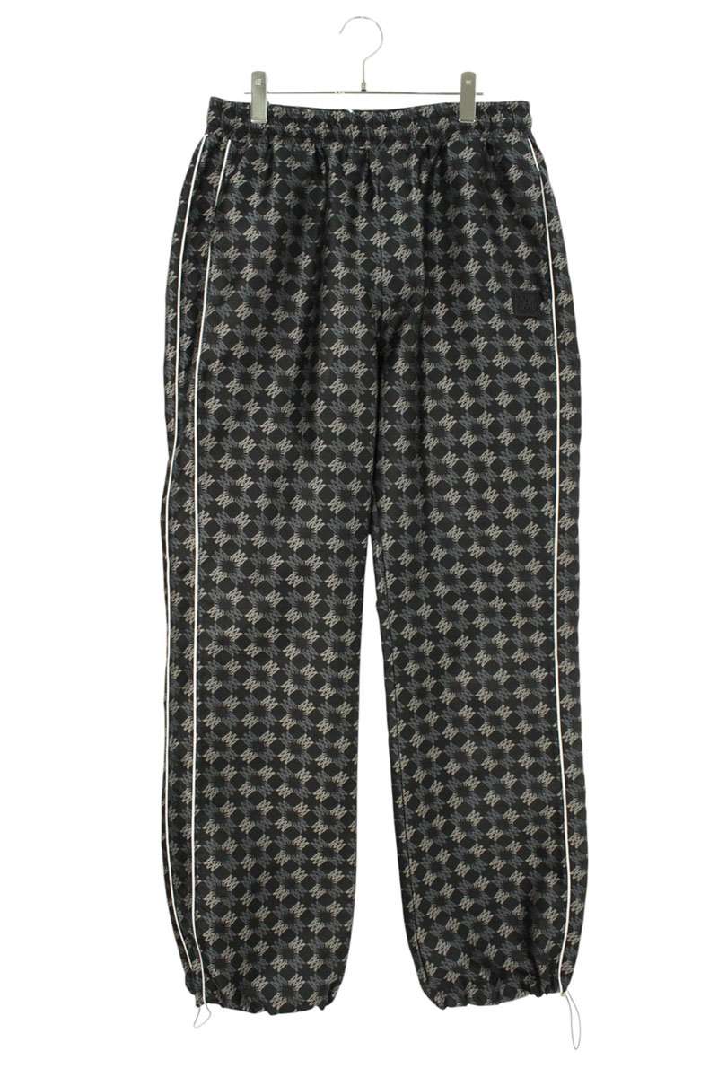 AMIRI 25SS Logo Print Polyester Track Pants Black Size 34