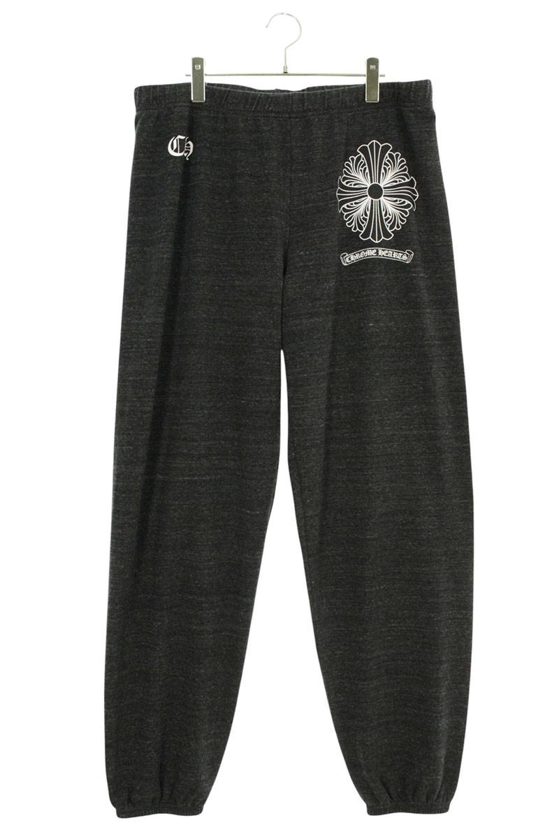 Chrome Hearts SWEAT PANTS Side Logo Print Sweatpants Size 38