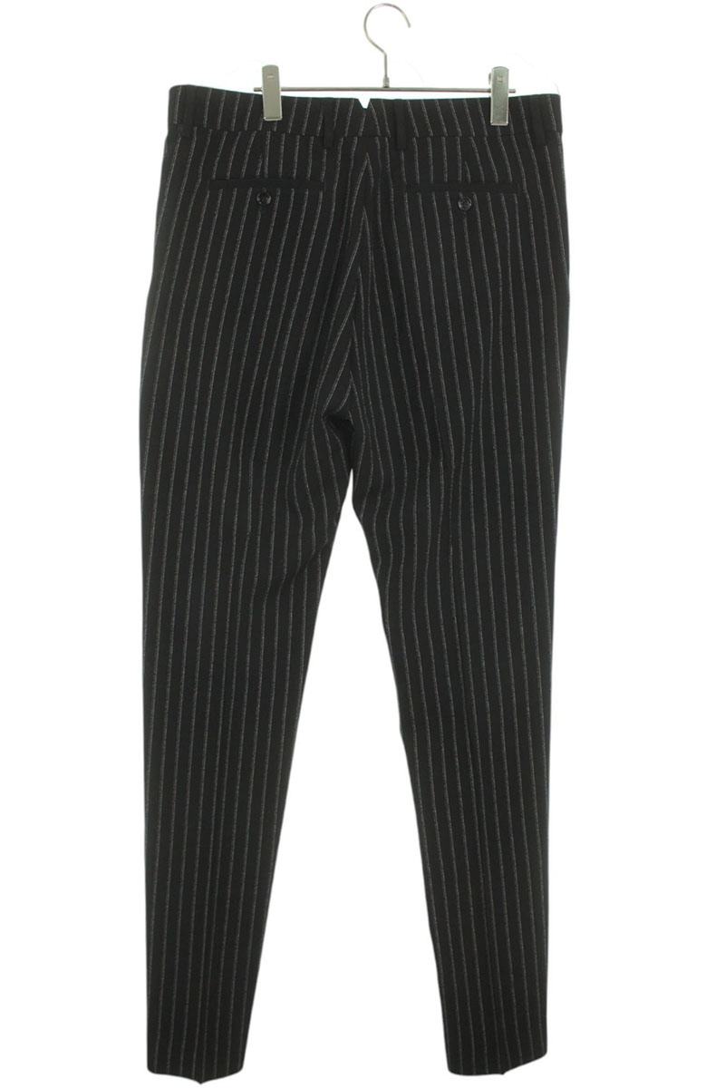 AMI Striped Long Pants Black Size 46