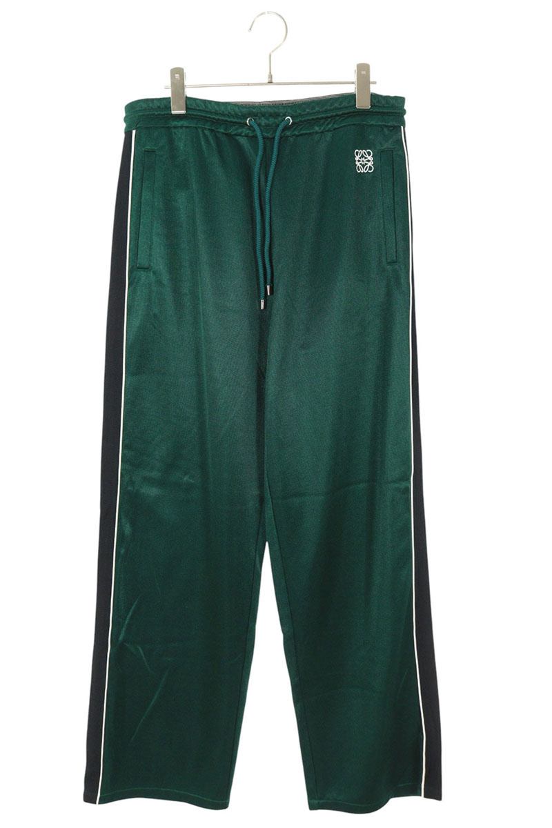 Loewe Embroidered Long Pants Green x Black Size M