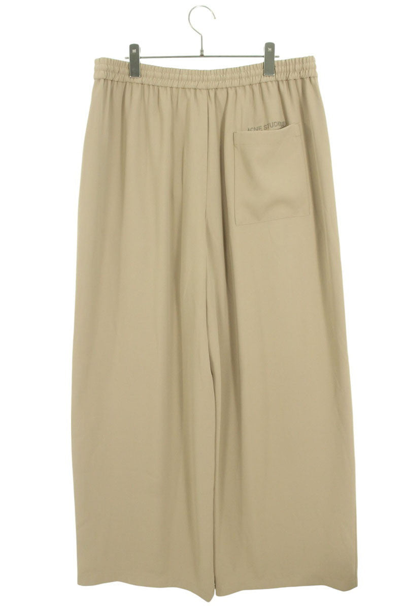 Acne Studios Wide Long Pants Beige Size 50