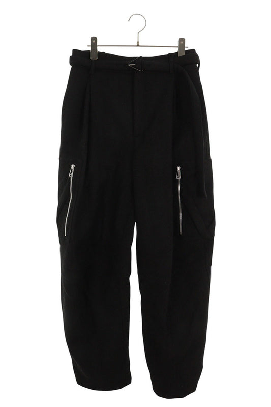 Bottega Veneta Belted Wool Cargo Pants Black Size 32