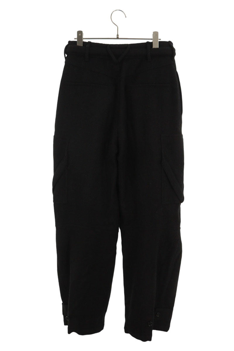 Bottega Veneta Belted Wool Cargo Pants Black Size 32