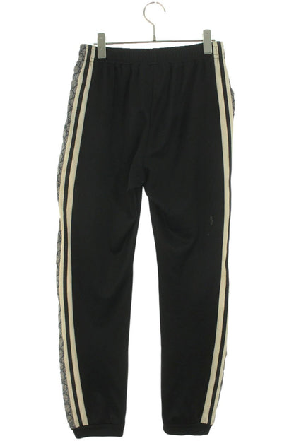 GUCCI Oversized Technical Jersey Track Pants Black Size 28