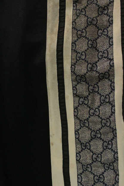 GUCCI Oversized Technical Jersey Track Pants Black Size 28