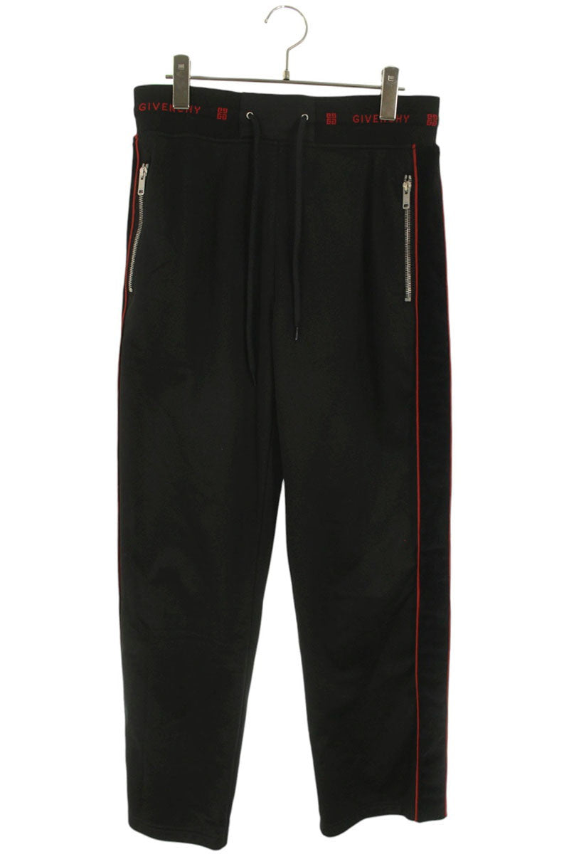 GIVENCHY Logo Band Track Pants Black Size 38