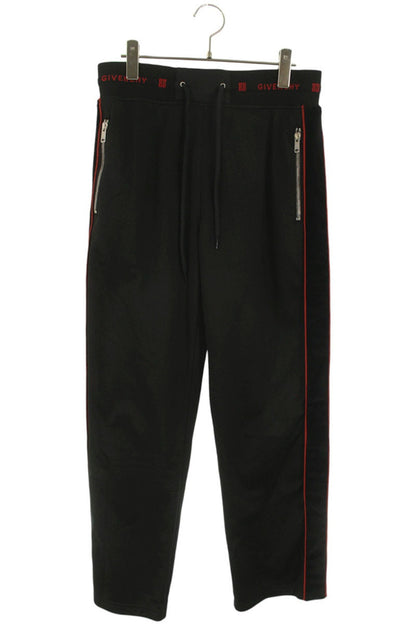 GIVENCHY Logo Band Track Pants Black Size 38