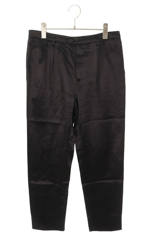 Saint Laurent Paris Silk Long Pants Black Size 32