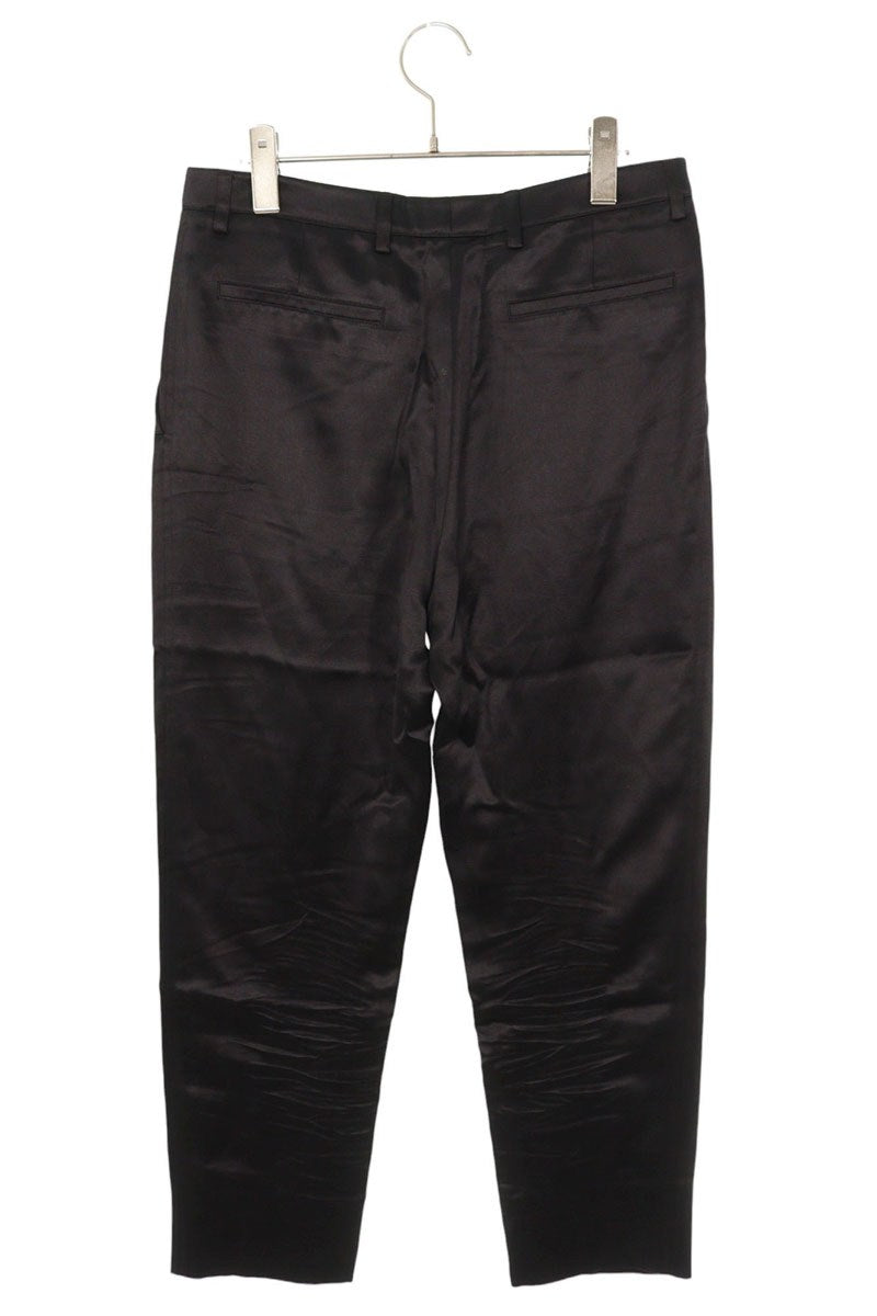 Saint Laurent Paris Silk Long Pants Black Size 32