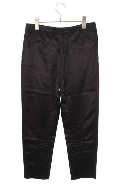 Saint Laurent Paris Silk Long Pants Black Size 32