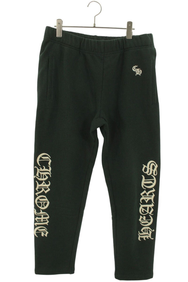 Chrome Hearts Y NOT SLO RIDE Logo Embroidered Green Size 32