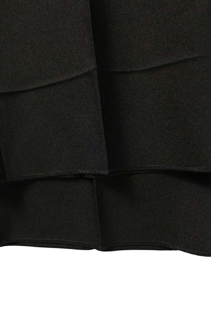 GUCCI Logo Patch Slacks Black Size 40
