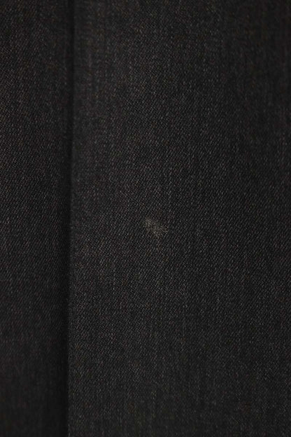 DIOR Classic Wool Blend Twill Pants Dark Gray Size 34