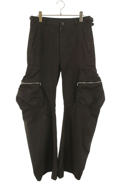 cmmawear Cotton Blend Twisted Cargo Pants Brown Size 30